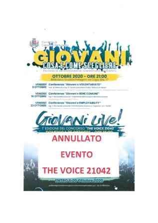 ANNULLATO - THE VOICE 21042 - 1^ EDIZIONE DEL CONCORSO